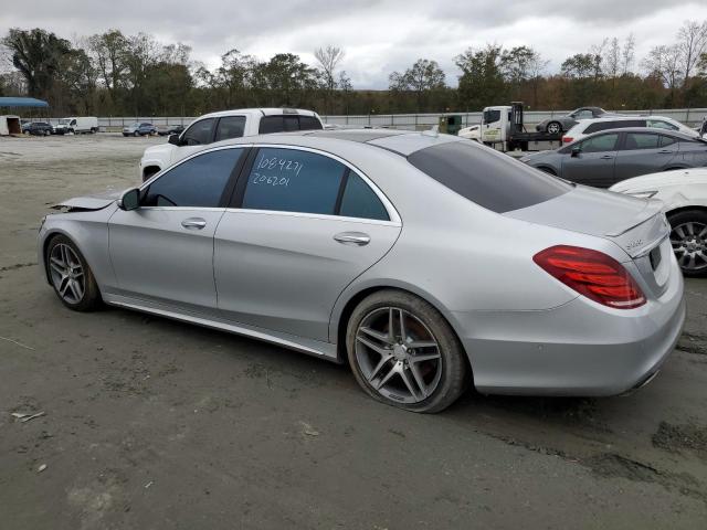 MERCEDES-BENZ S 550 4MAT 2016 silver sedan 4d gas WDDUG8FBXGA206201 photo #3