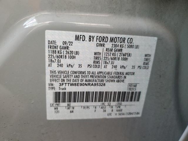 2022 FORD MAVERICK X - 3FTTW8E90NRA95328