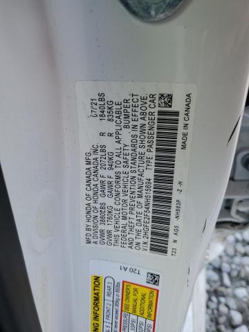 2022 HONDA CIVIC SPOR - 2HGFE2F54NH515694