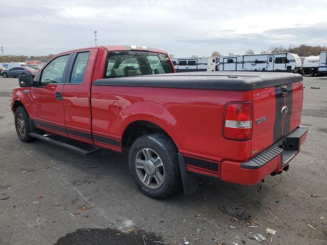 FORD F150 2008 red  gas 1FTRX12W98FC24533 photo #3