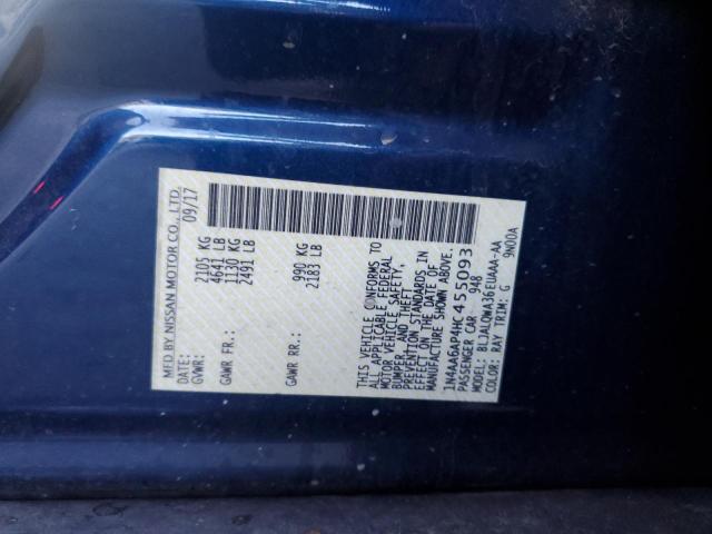 2017 NISSAN MAXIMA 3.5 - 1N4AA6AP4HC455093
