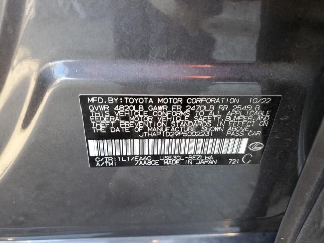 2023 LEXUS IS 500 F S - JTHAP1D29P5002231