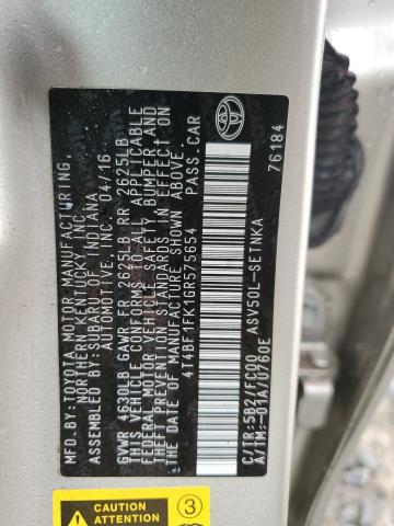 VIN 4T4BF1FK1GR575654 2016 TOYOTA CAMRY no.13