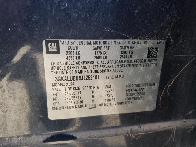 2018 GMC TERRAIN SL - 3GKALUEU6JL252181