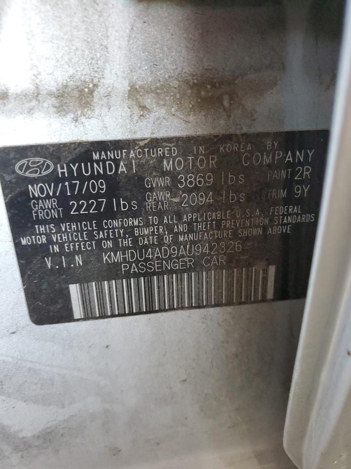 Lot #2979137976 2010 HYUNDAI ELANTRA BL