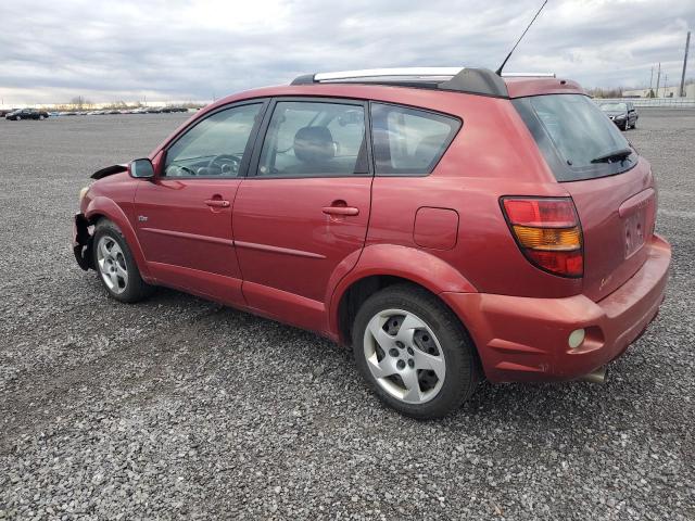 PONTIAC VIBE 2005 red  gas 5Y2SL63825Z416011 photo #3