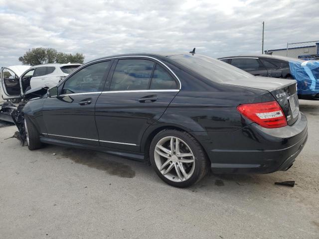 MERCEDES-BENZ C 250 2014 black  gas WDDGF4HB9ER315026 photo #3