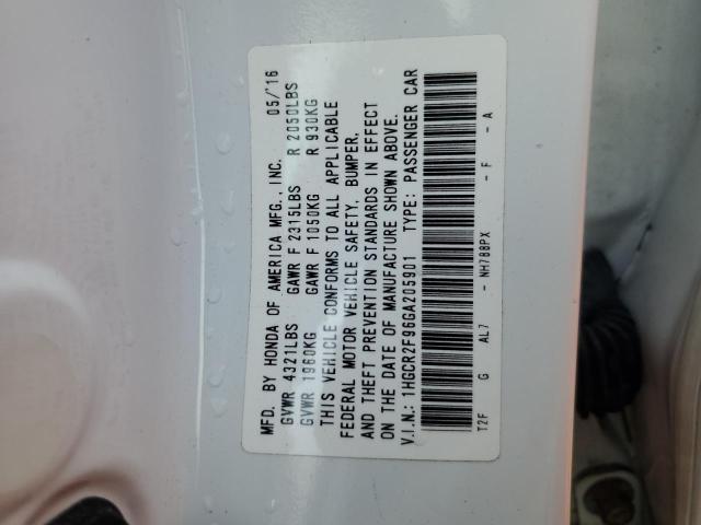 2016 HONDA ACCORD EXL - 1HGCR2F96GA205901