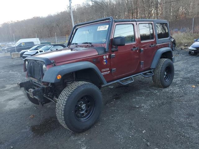 JEEP WRANGLER U 2010 burgundy  gas 1J4BA3H1XAL185950 photo #1