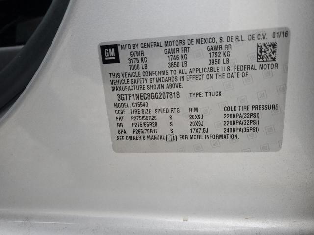 2016 GMC SIERRA C15 - 3GTP1NEC8GG207818