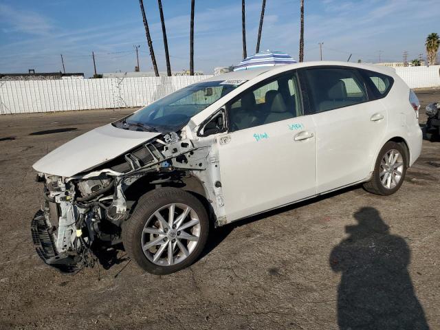 TOYOTA PRIUS V 2013 white  hybrid engine JTDZN3EU4D3228738 photo #1