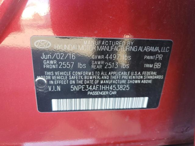 2017 HYUNDAI SONATA SPO - 5NPE34AF1HH453825