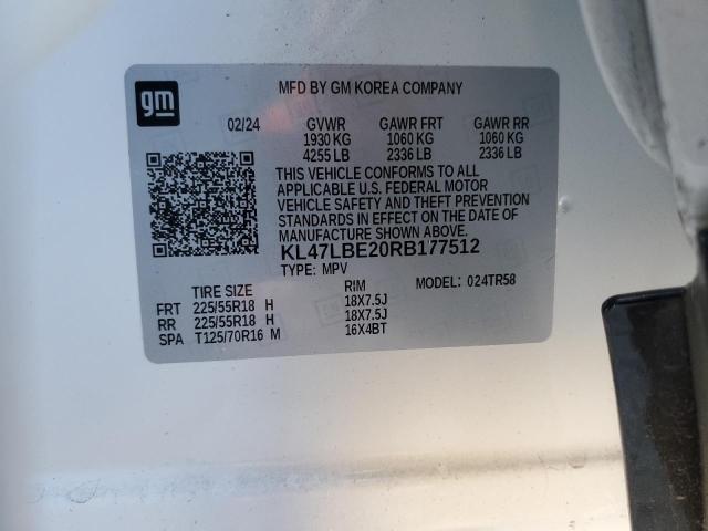 2024 BUICK ENVISTA SP KL47LBE20RB177512