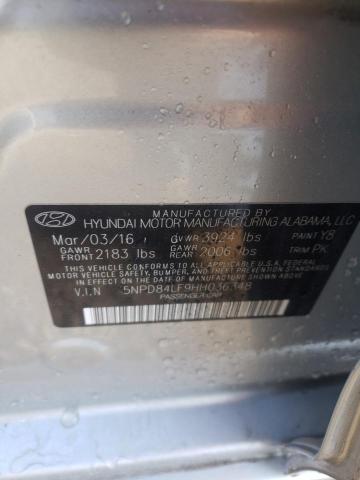 2017 HYUNDAI ELANTRA SE - 5NPD84LF9HH036348