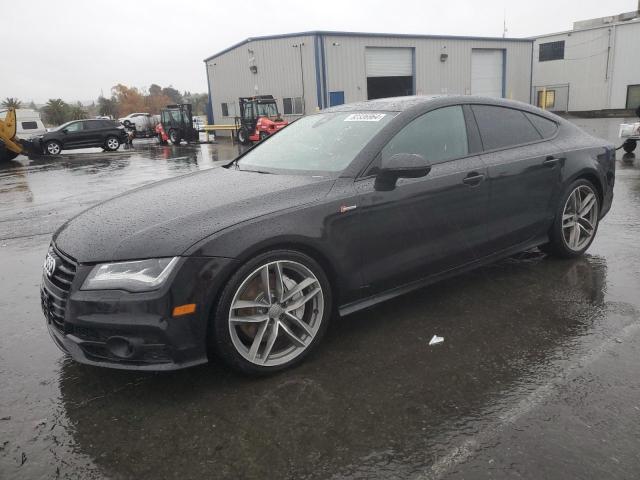 AUDI A7 PRESTIG 2015 black hatchbac gas WAU2GAFC1FN058204 photo #1