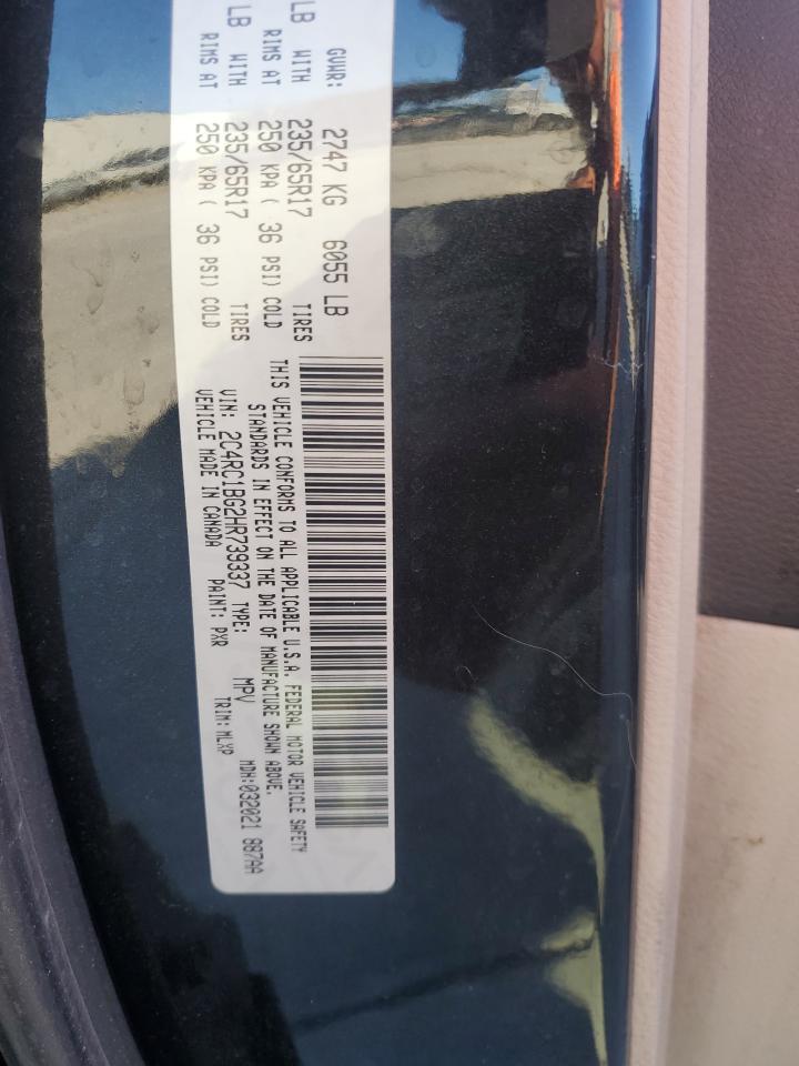 2c4rc1bg2hr739337 - 2017 chrysler pacifica - #81054394