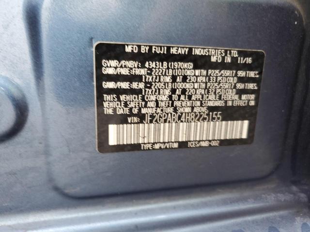 2017 SUBARU CROSSTREK JF2GPABC4H8225155