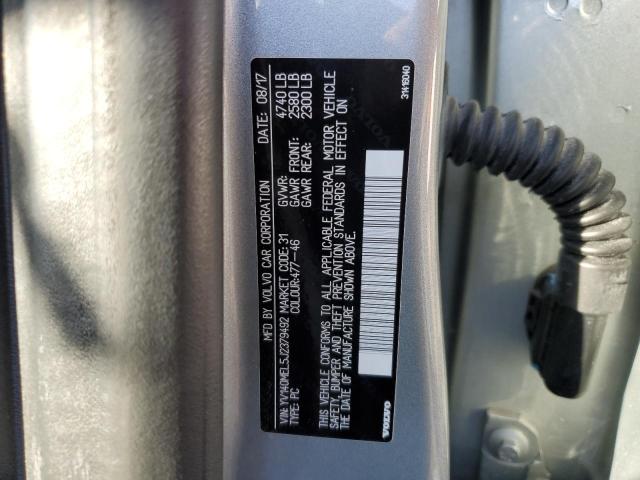 2018 VOLVO V60 T5 DYN YV140MEL5J2379492