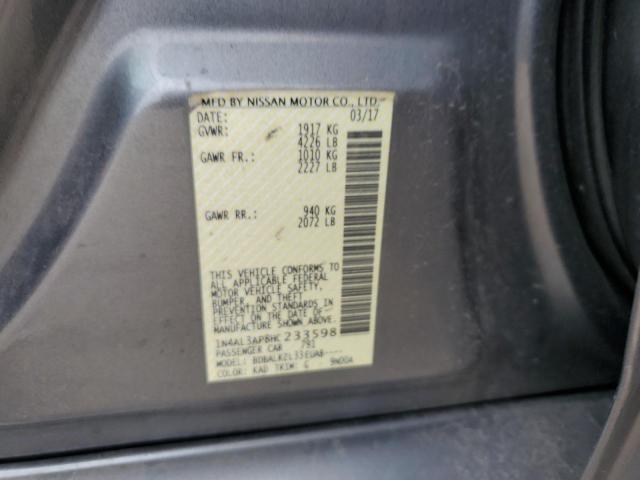 2017 NISSAN ALTIMA 2.5 - 1N4AL3AP8HC233598