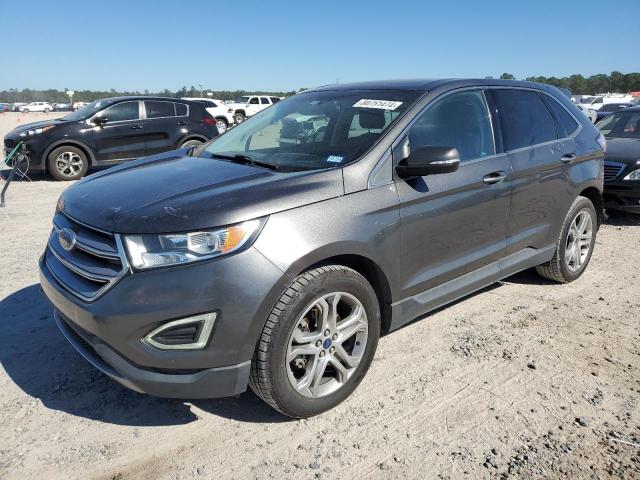 FORD EDGE TITAN 2017 gray  gas 2FMPK3K93HBB20712 photo #1