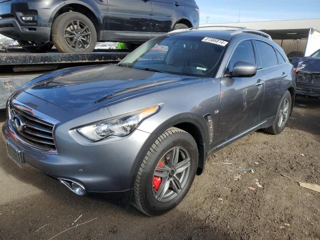 INFINITI QX70 2014 gray  gas JN8CS1MW0EM412001 photo #1