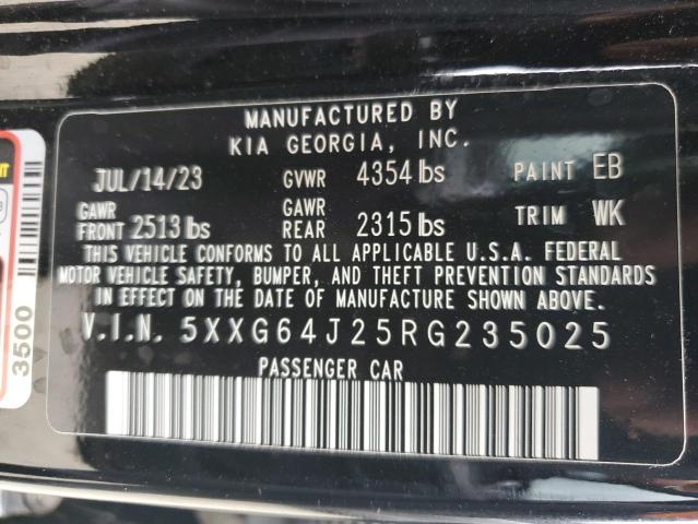 2024 KIA K5 GT LINE 5XXG64J25RG235025
