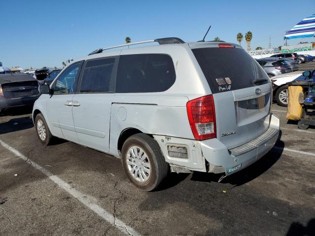 KIA SEDONA LX 2012 silver sports v gas KNDMG4C77C6443227 photo #3