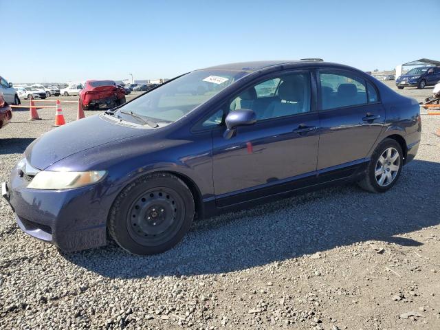 HONDA CIVIC LX 2009 blue  gas 2HGFA16599H504847 photo #1