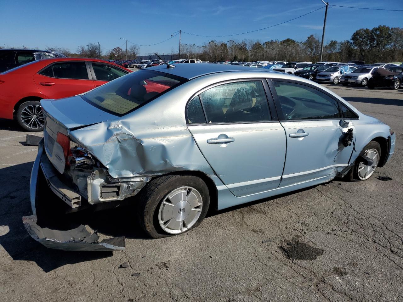 Lot #2952921779 2007 HONDA CIVIC HYBR