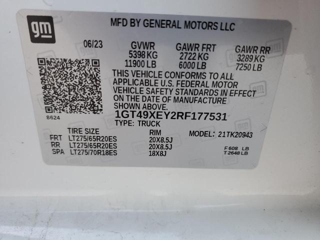 2024 GMC 3500 1GT49XEY2RF177531