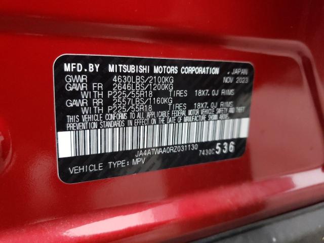 2024 MITSUBISHI ECLIPSE JA4ATWAA0RZ031130