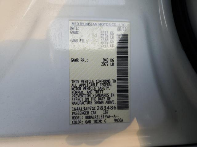 2016 NISSAN ALTIMA 2.5 - 1N4AL3AP7GC283486