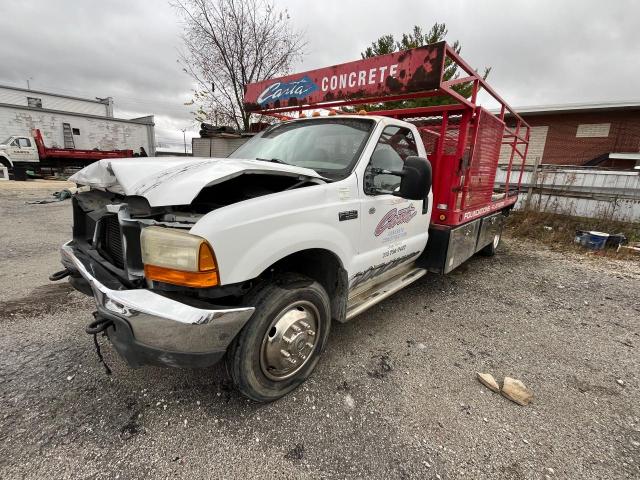 FORD F550 SUPER 2000 white chassis diesel 1FDAF56F9YED04269 photo #3