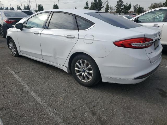 FORD FUSION S 2017 white sedan 4d gas 3FA6P0G7XHR318203 photo #3