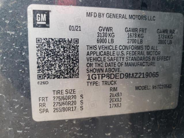 2021 GMC SIERRA C15 - 1GTP8DED9MZ219065