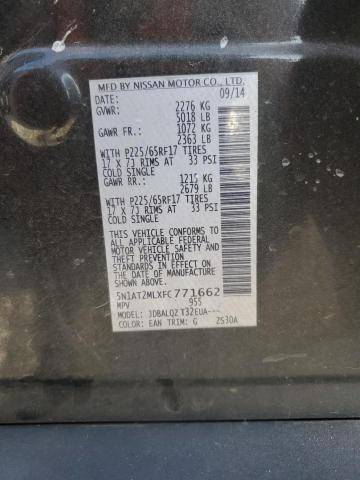 2015 NISSAN ROGUE S - 5N1AT2MLXFC771662