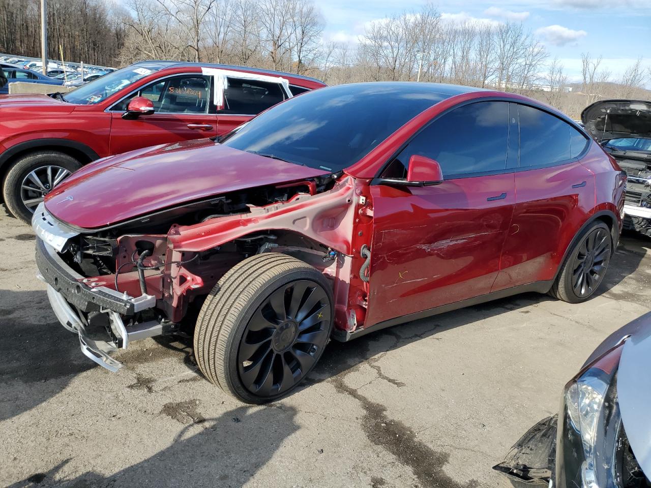 Lot #3034280104 2024 TESLA MODEL Y