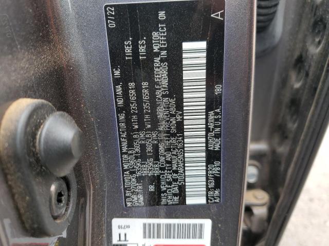 VIN 5TDZARAH5NS516341 2022 TOYOTA HIGHLANDER no.13