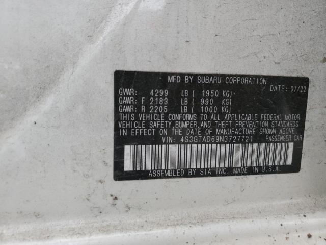 2022 SUBARU IMPREZA PR - 4S3GTAD69N3727721