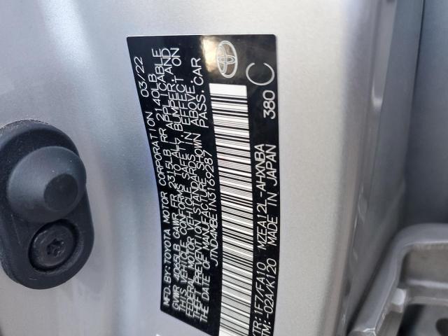 2022 TOYOTA COROLLA SE - JTND4MBE1N3169287