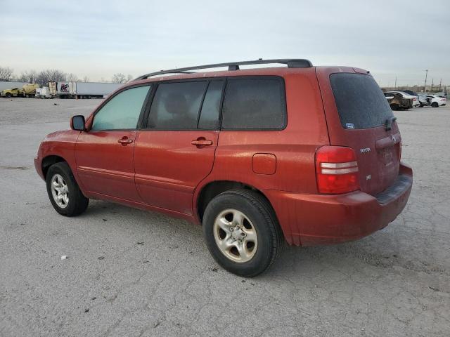 TOYOTA HIGHLANDER 2003 burgundy 4dr spor gas JTEGF21A730083488 photo #3