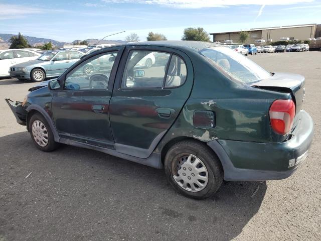 TOYOTA ECHO 2000 green  gas JTDBT123XY0081713 photo #3