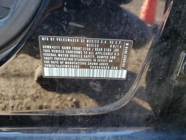 2015 VOLKSWAGEN JETTA BASE - 3VW2K7AJ2FM220360