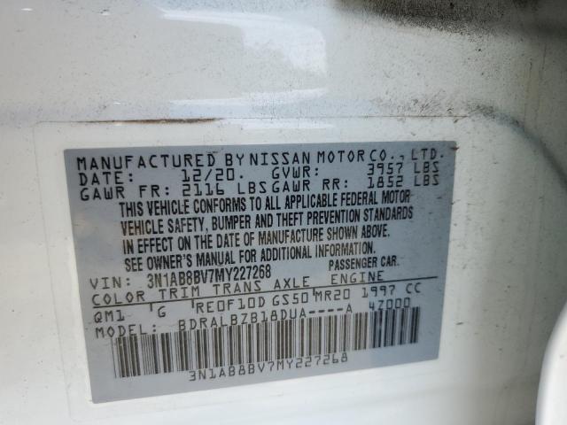 2021 NISSAN SENTRA S - 3N1AB8BV7MY227268