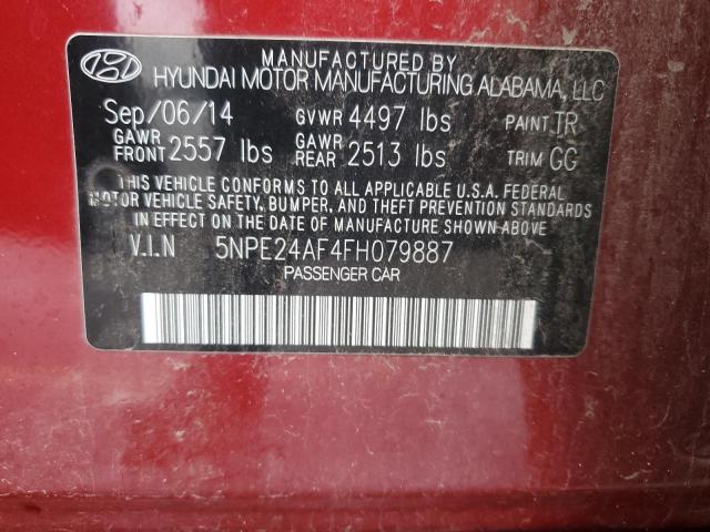 2015 HYUNDAI SONATA SE - 5NPE24AF4FH079887