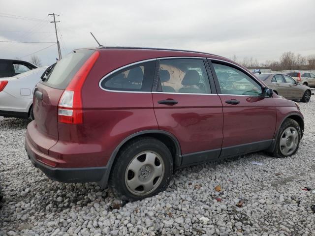 HONDA CR-V LX 2011 burgundy  gas 5J6RE4H37BL052400 photo #4