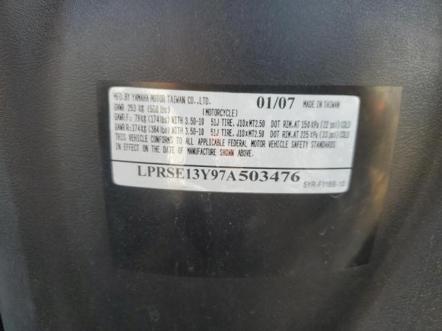 2007 YAMAHA YJ125 LPRSE13Y97A503476