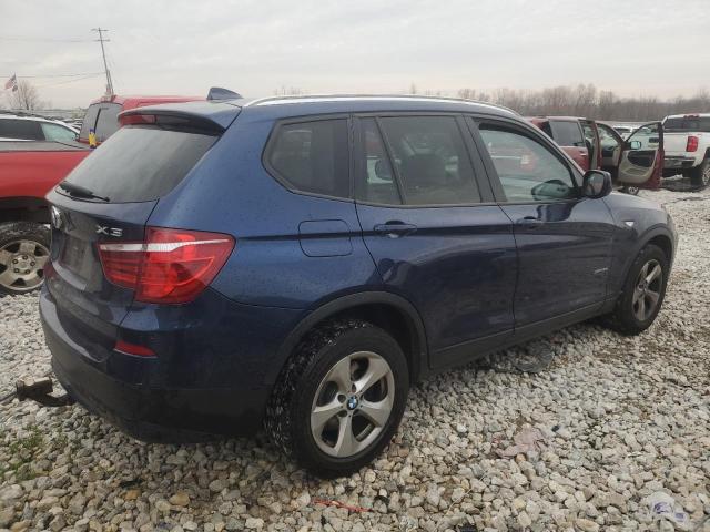 BMW X3 XDRIVE2 2011 blue  gas 5UXWX5C52BL712908 photo #4