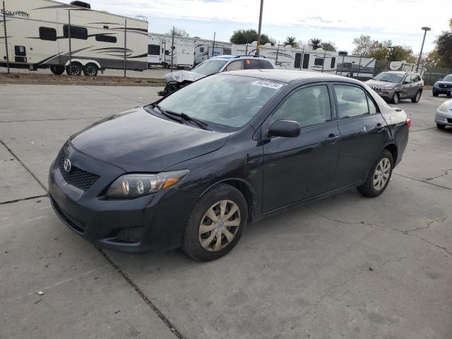 TOYOTA COROLLA BA 2009 black  gas JTDBL40E399091860 photo #1