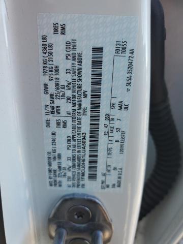 2020 FORD ESCAPE SEL 1FMCU0H61LUA50943
